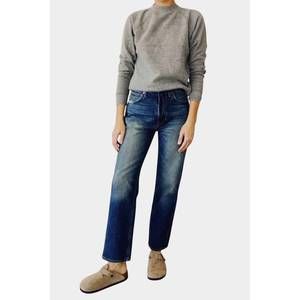 NEW HEY GANG the high rise straight jeans in richman wash